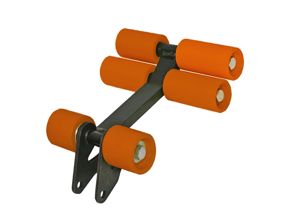 6 Wheel HPR w/D88K Tri Plates 2-1/2" Idler Wheel