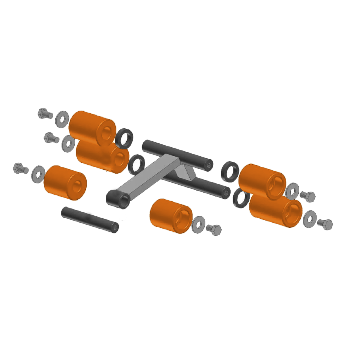 6 Wheel Belanger Roller Assy No Link