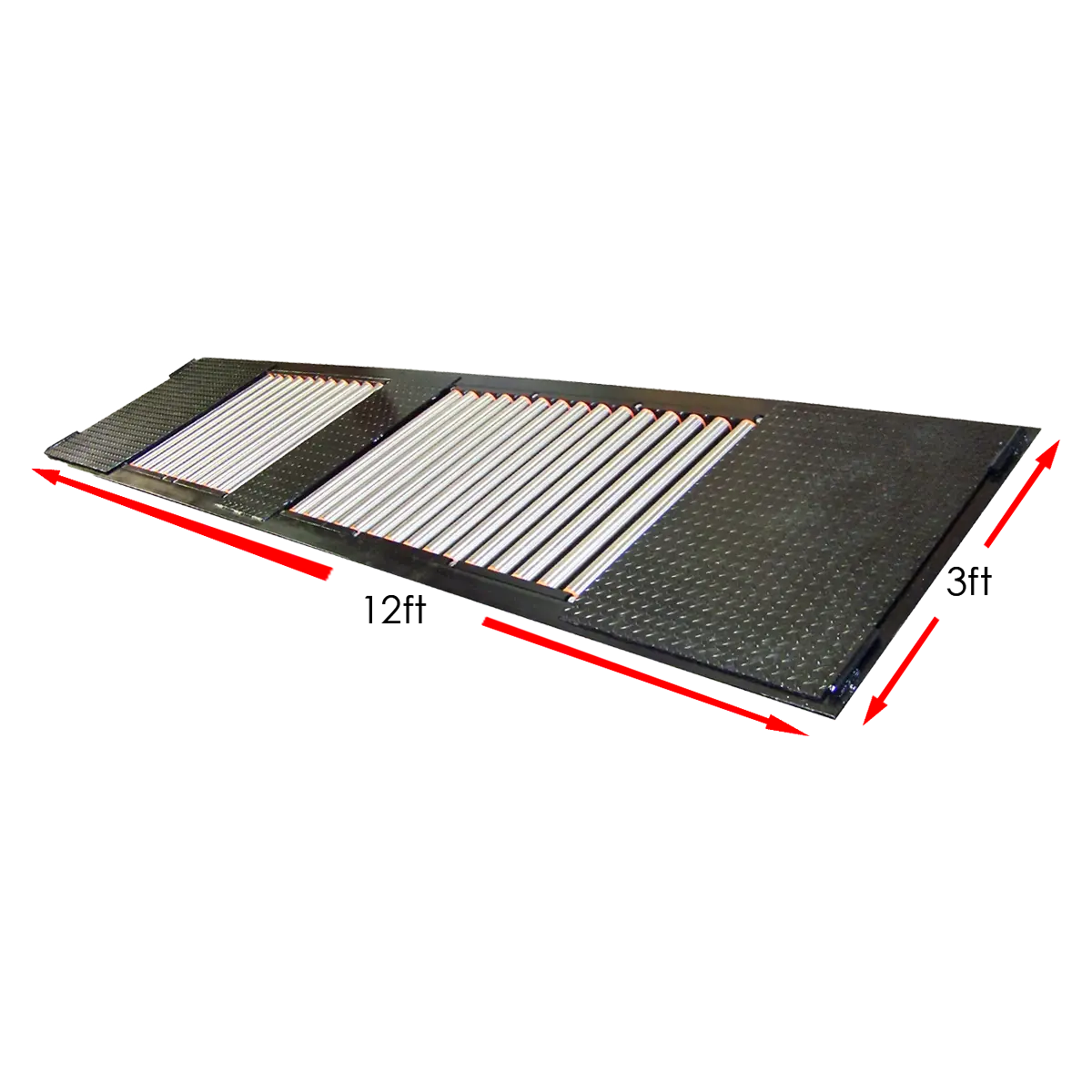 12ft x 3ft Rolling Correlator with Stainless Steel Pipe