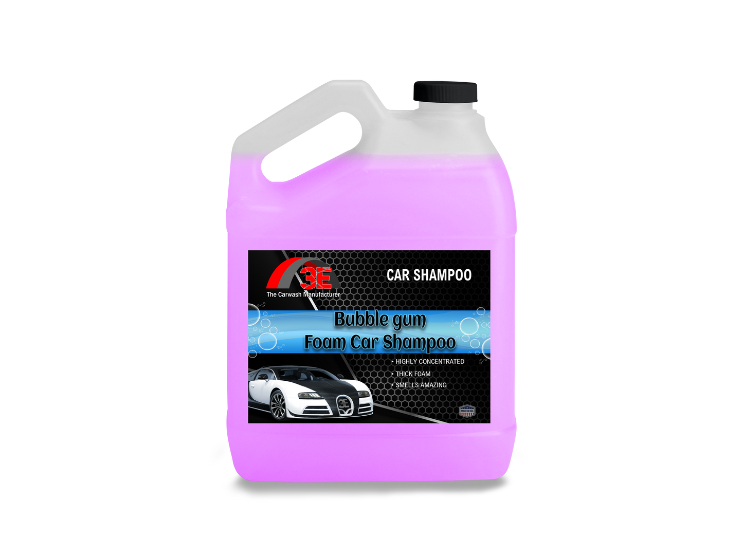 Bubblegum Snow Foam Car Shampoo (purple) - 3E The Carwash Manufacturer