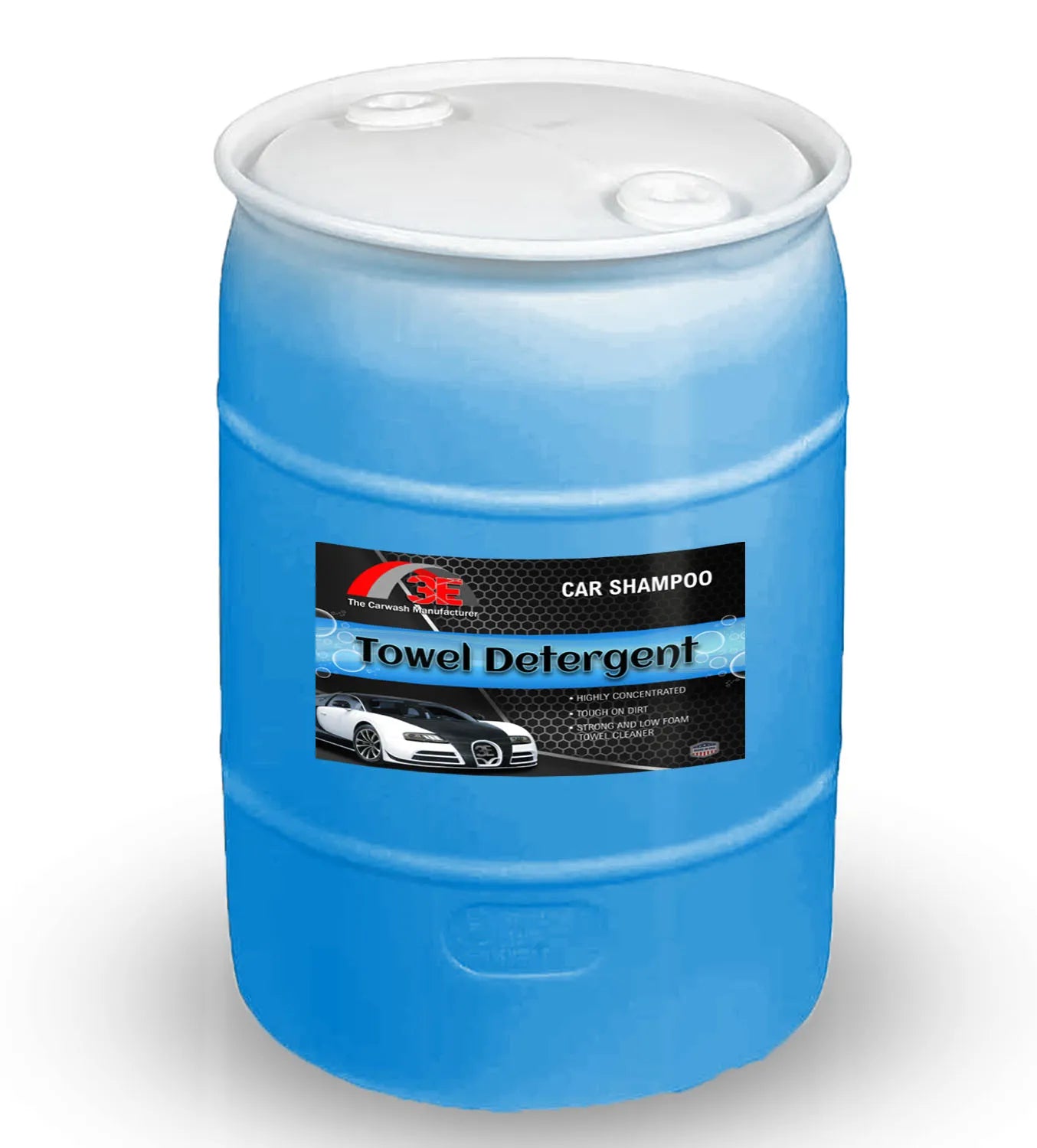 30 gallon Towel Detergent car shampoo and car wash soap for microfiber towels and professional car wash use display image.