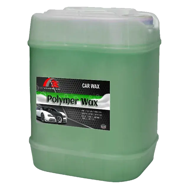 5 gallon Polymer Wax Green – rainbow wax car wash for tunnel systems with polymer gloss and paint protection.