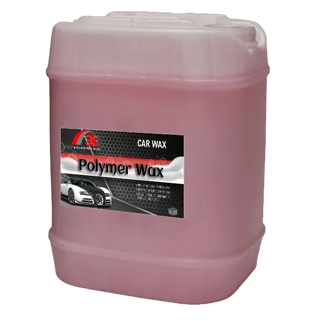 5 gallon Polymer Wax Red – rainbow wax car wash solution with polymer gloss protection for tunnel car wash systems and professional car wash owners.