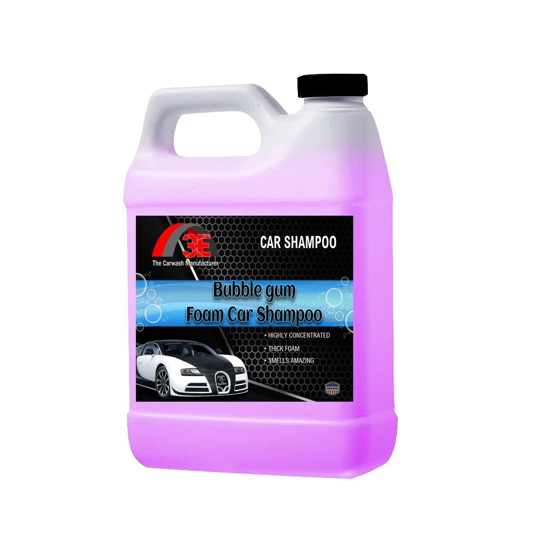 Bubblegum Snow Foam Car Shampoo (purple) - 3E The Carwash Manufacturer