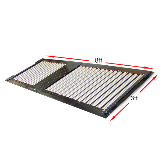 8ft x 3ft Rolling Correlator with Stainless Steel Pipe