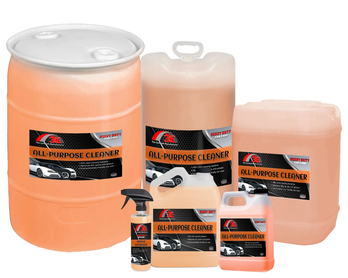 All-Purpose Car & Engine Degreaser in all sizes – heavy duty automotive degreaser for engines, wheels, and tires.