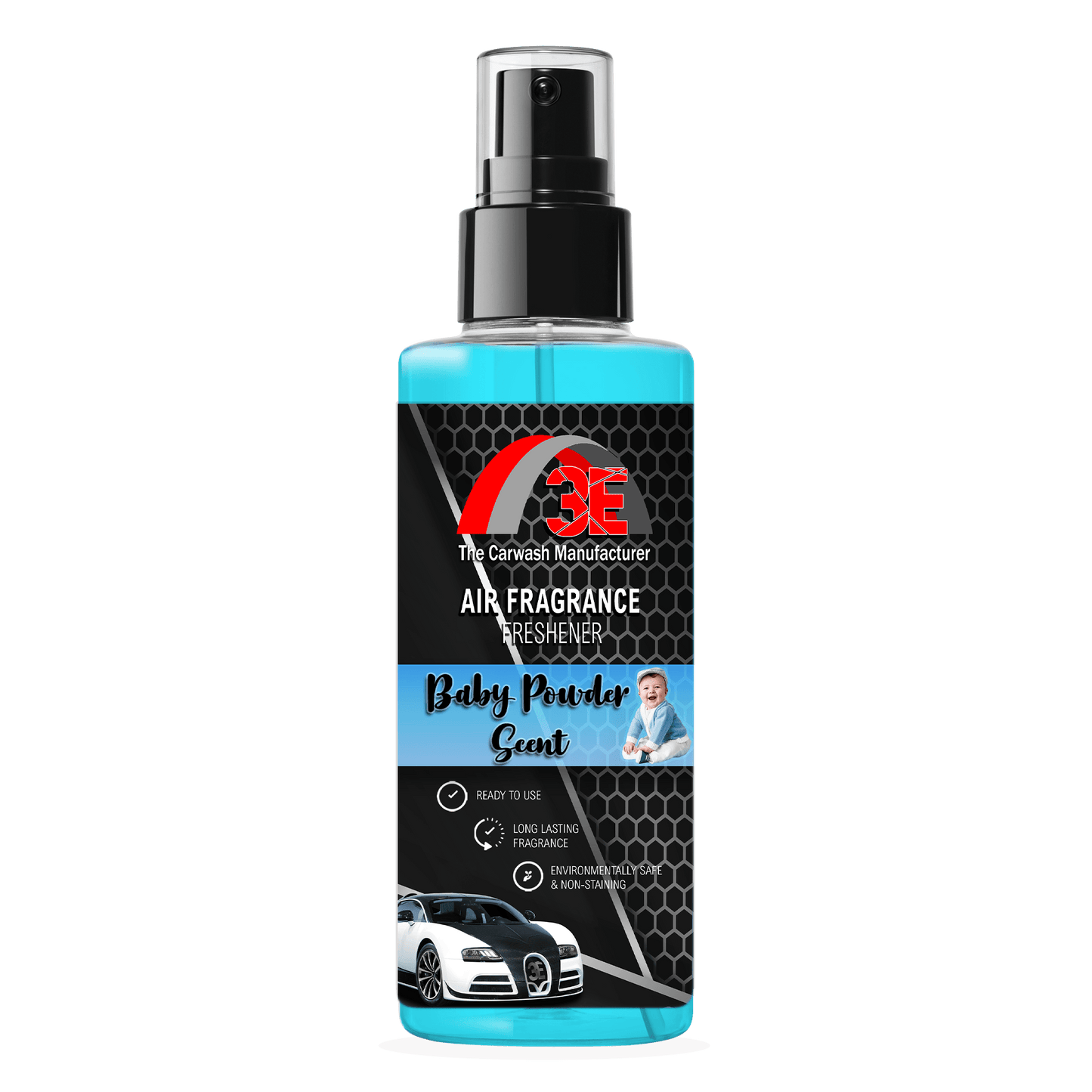 *BUY 2 GET 1 FREE* 3E Air Freshener Spray, 4 fl oz Home & Car Air Freshener - 3E The Carwash Manufacturer