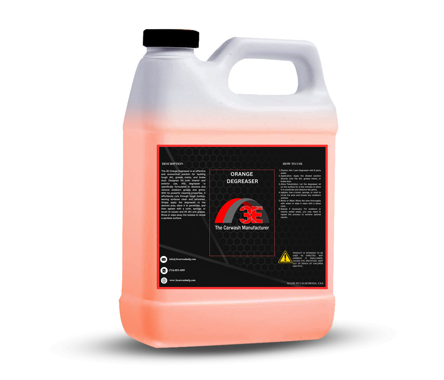 Orange Degreaser - 3E The Carwash Manufacturer