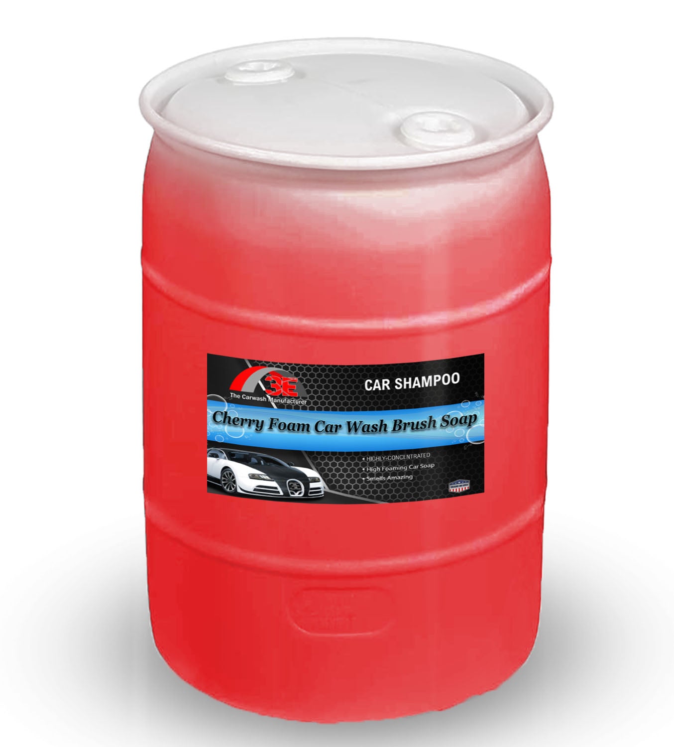 Cherry Foam Car Wash Brush Soap (Gal) - 3E The Carwash Manufacturer