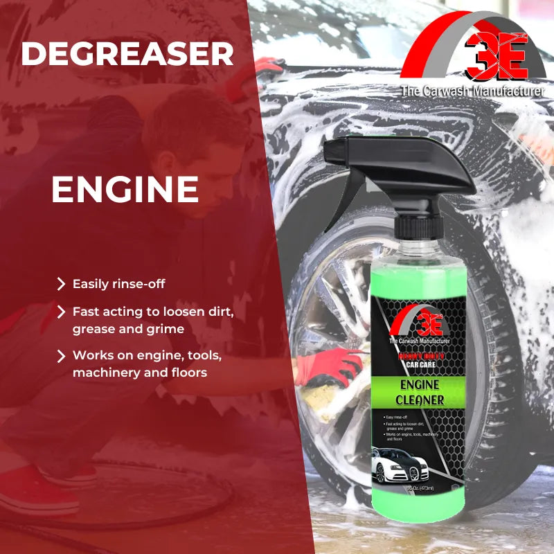 Engine Cleaner 16 oz spray – heavy duty car & engine degreaser for engines, wheels, and tire cleaning.
