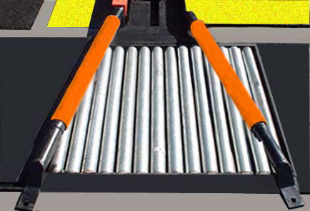 54" Entrance Guide Rails Only for 12ft x 4ft