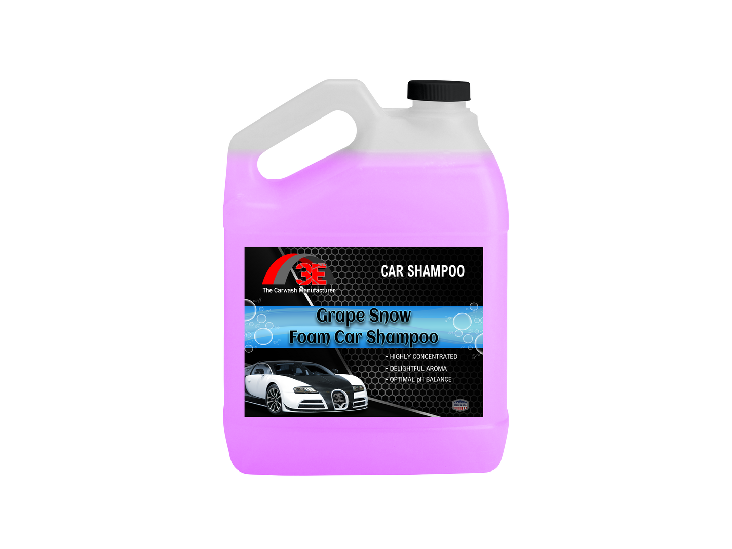 Grape Snow Foam Car Shampoo - 3E The Carwash Manufacturer