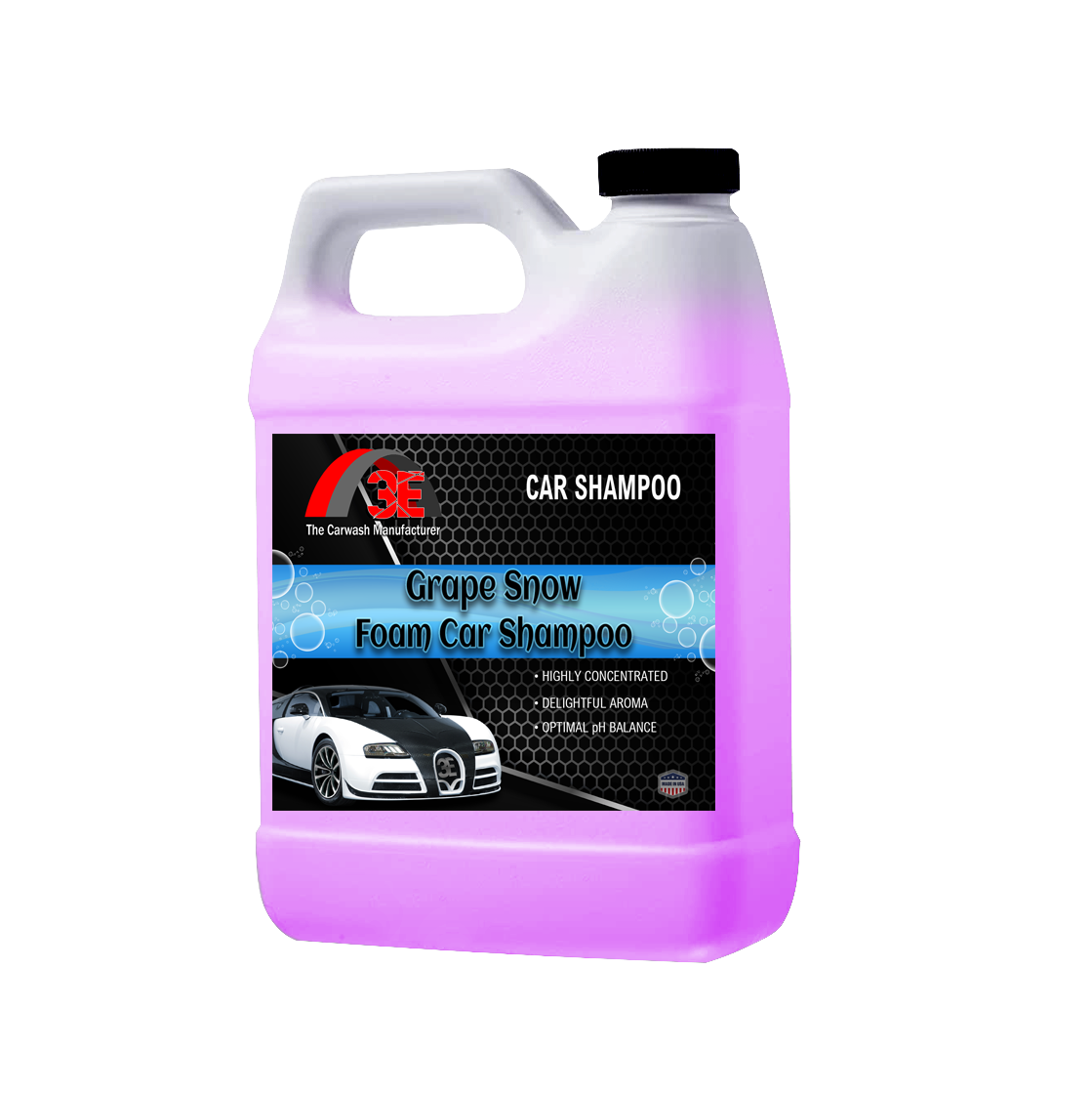 Grape Snow Foam Car Shampoo - 3E The Carwash Manufacturer