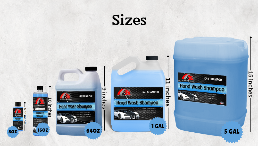 Hand Wash Shampoo - 3E The Carwash Manufacturer