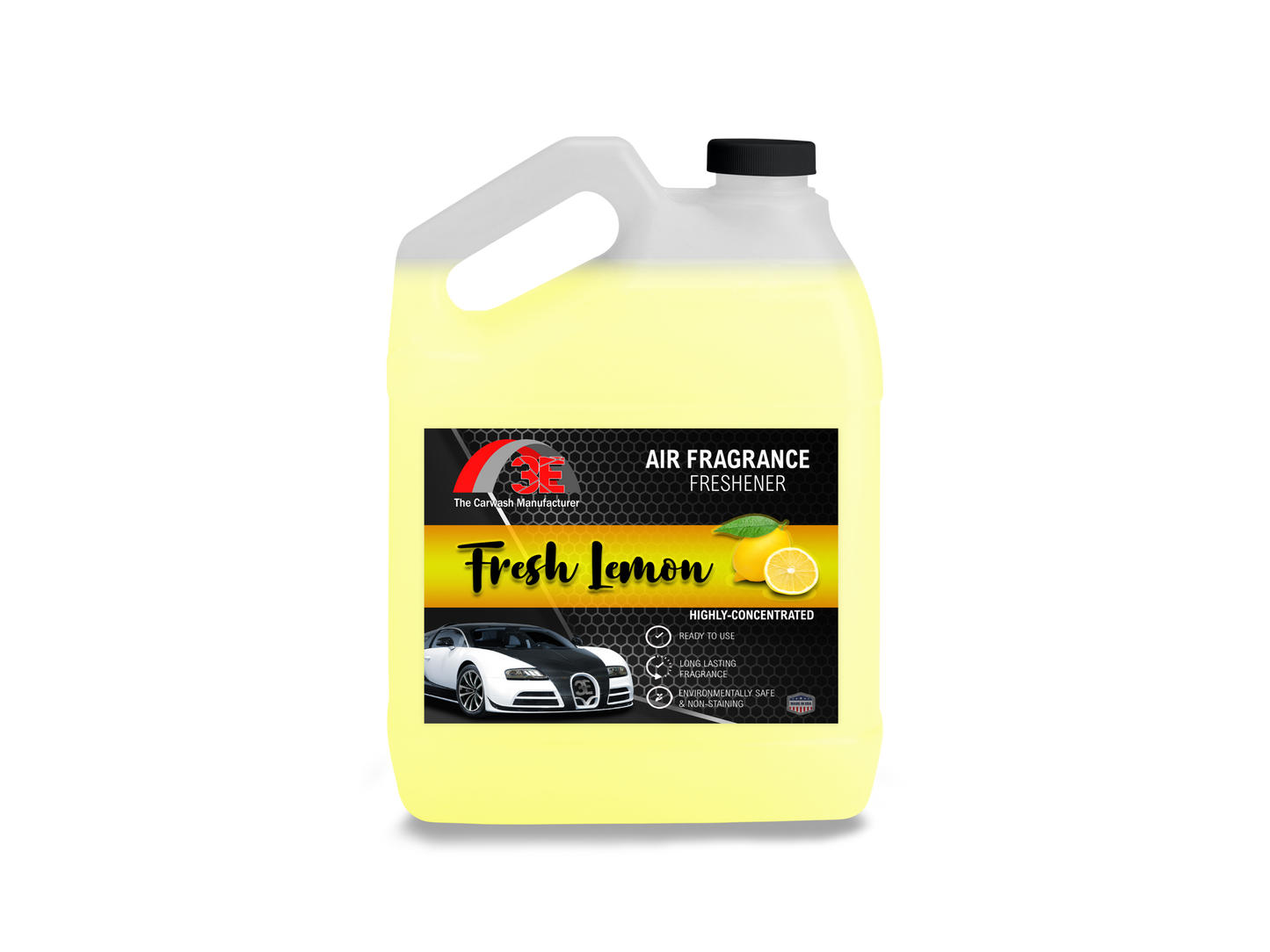 Fresh Lemon Air Freshener - 3E The Carwash Manufacturer