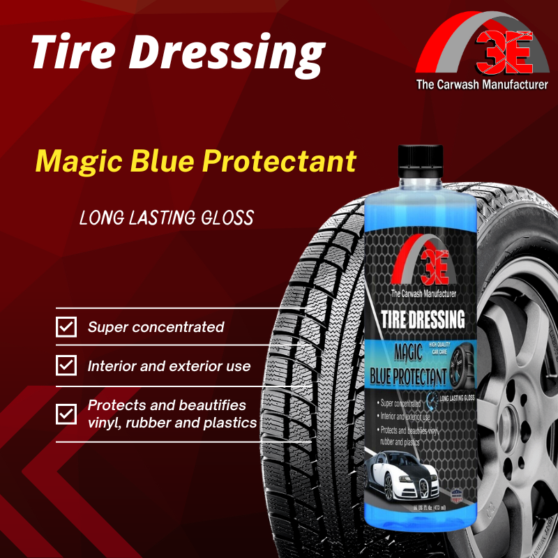 Magic Blue Protectant Tire Coating and Dressing - 3E The Carwash Manufacturer