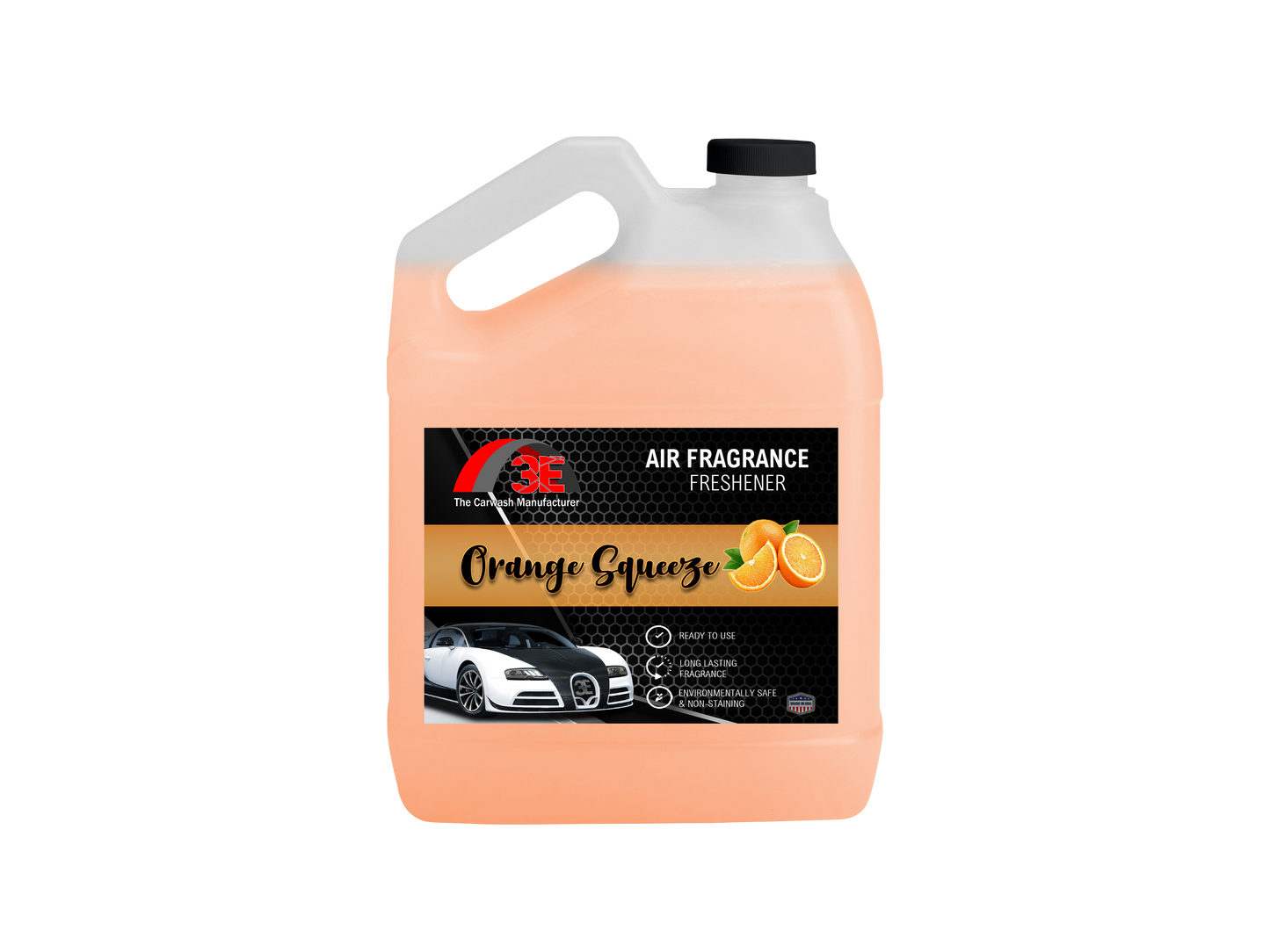 Orange Squeeze Air Freshener - 3E The Carwash Manufacturer