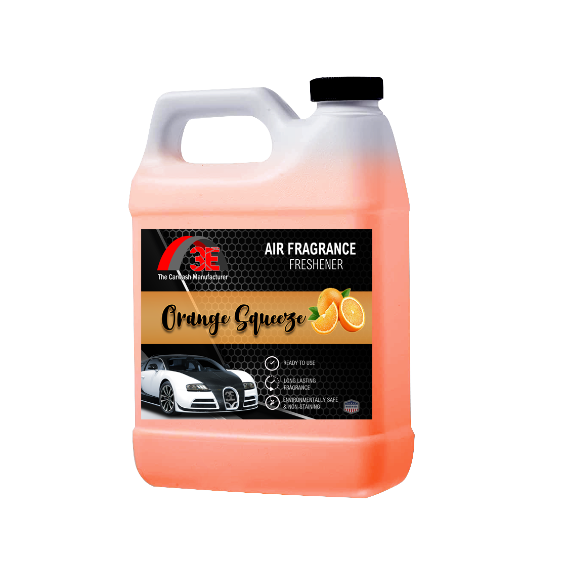 Orange Squeeze Air Freshener - 3E The Carwash Manufacturer