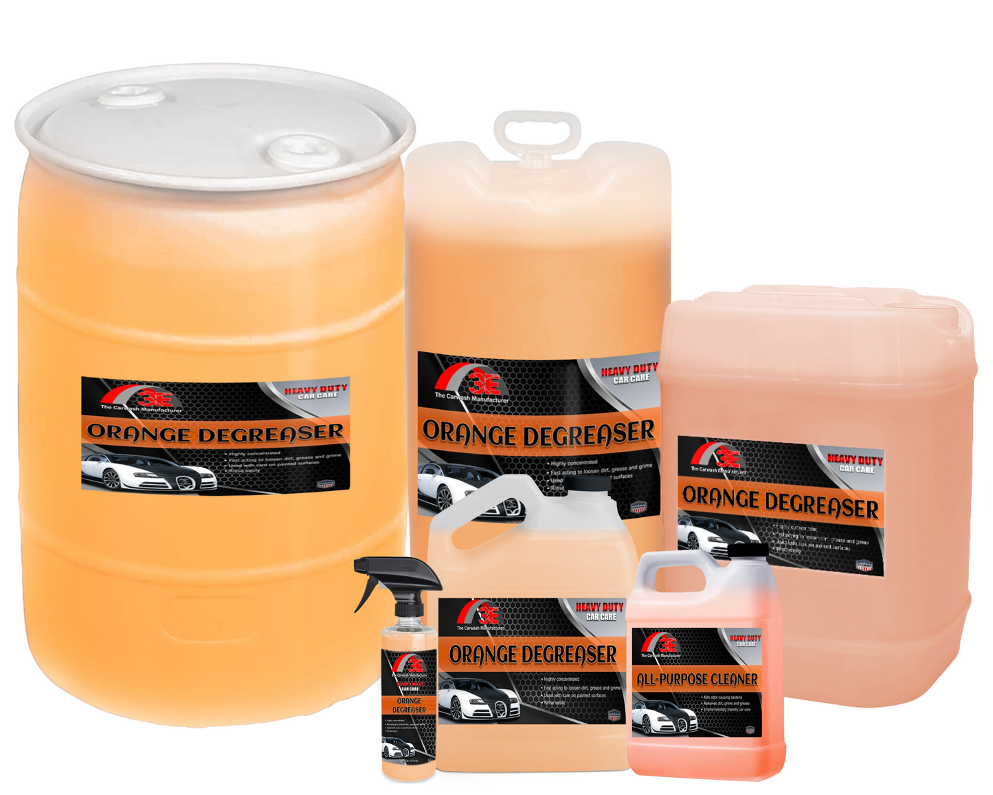 Orange Degreaser (Gal) - 3E The Carwash Manufacturer