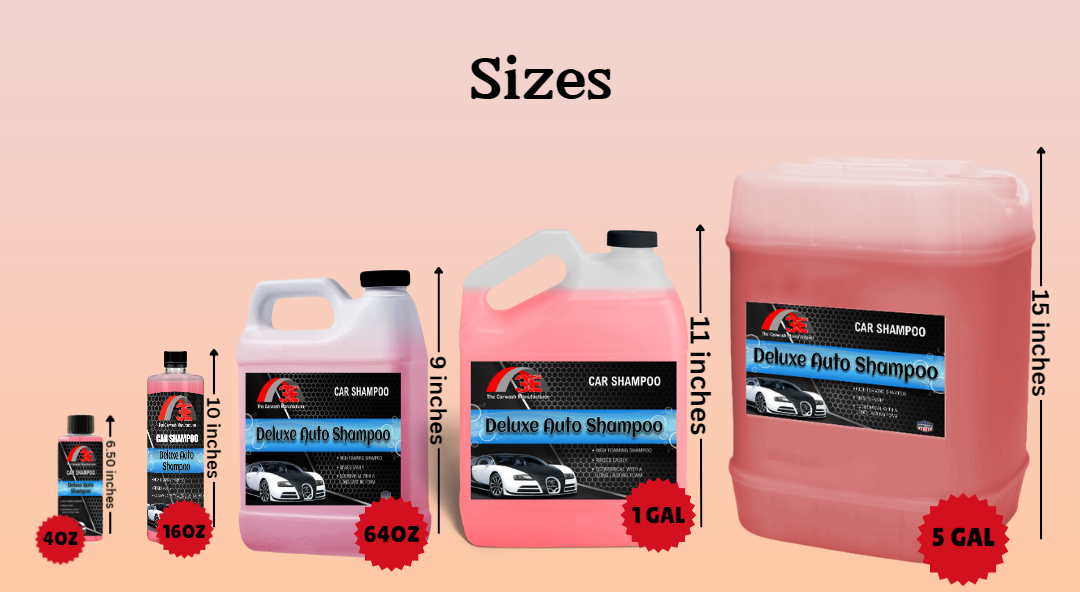 Deluxe Auto Shampoo - 3E The Carwash Manufacturer