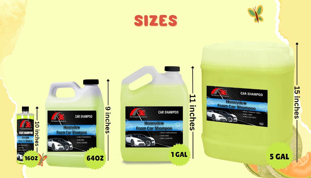 Honeydew Snow Foam Car Shampoo - 3E The Carwash Manufacturer