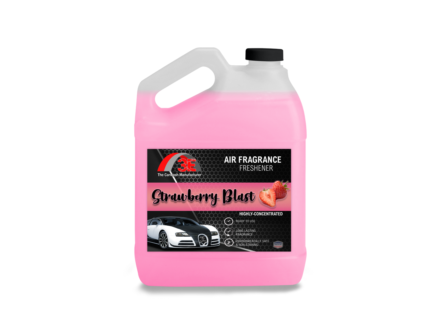 Strawberry Blast Air Freshener - 3E The Carwash Manufacturer