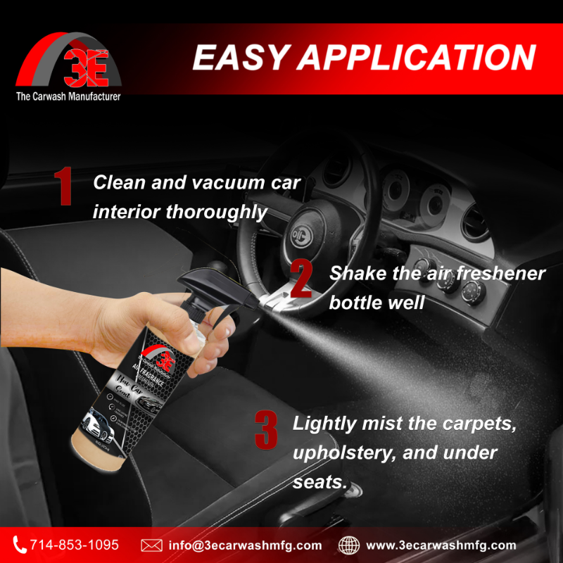New Car Scent Air Freshener - 3E The Carwash Manufacturer