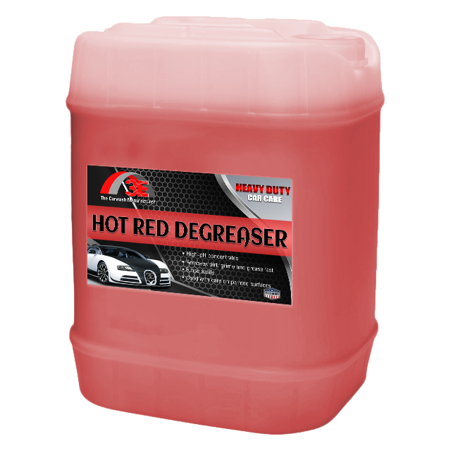 Hot Red Degreaser (Gal) - 3E The Carwash Manufacturer