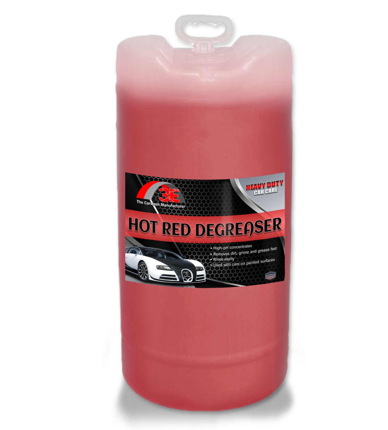 Hot Red Degreaser (Gal) - 3E The Carwash Manufacturer