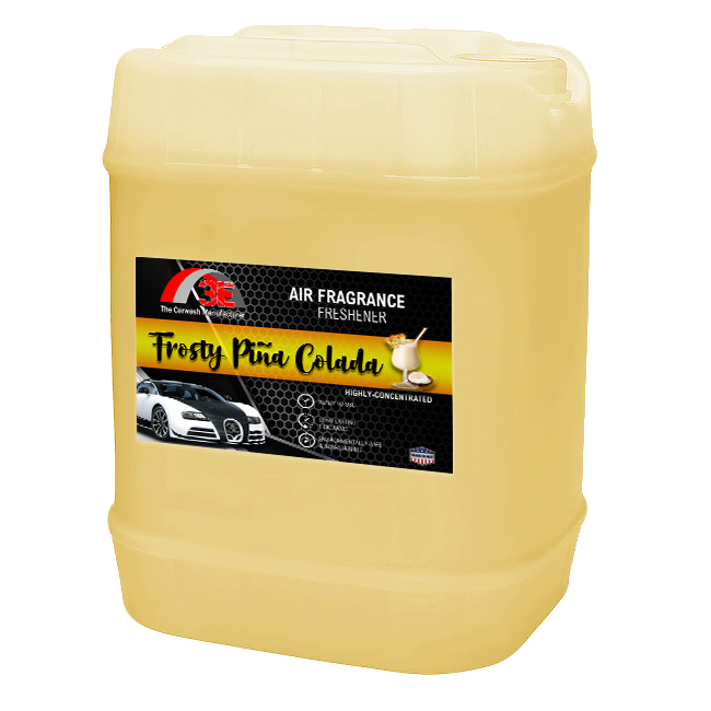 Frosty Pina Colada Air Freshener - 3E The Carwash Manufacturer