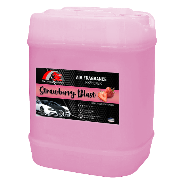Strawberry Blast Air Freshener - 3E The Carwash Manufacturer