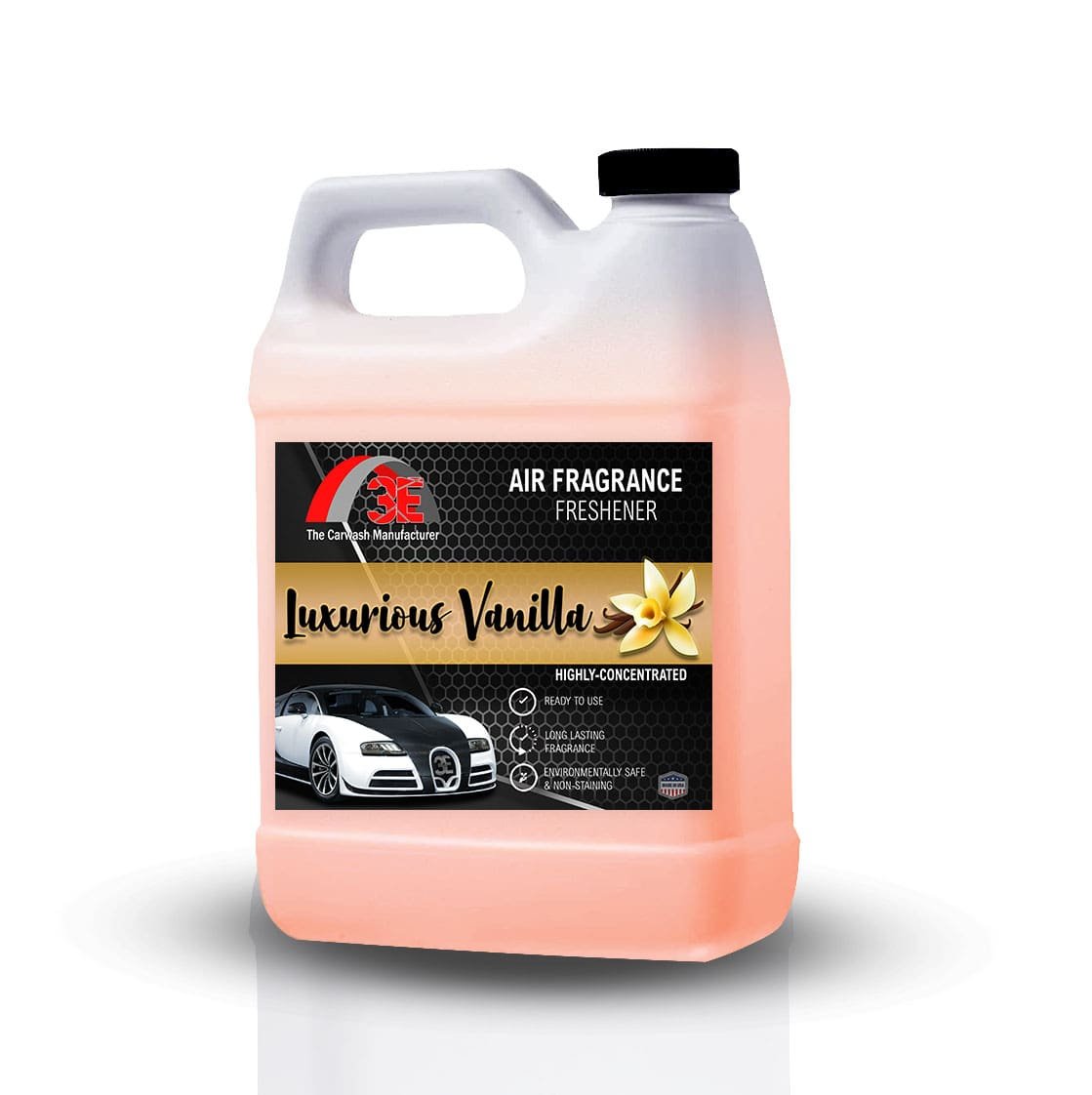 Luxurious Vanilla Air Freshener Long-Lasting Odor Eliminator for Home and Car - 3E The Carwash Manufacturer