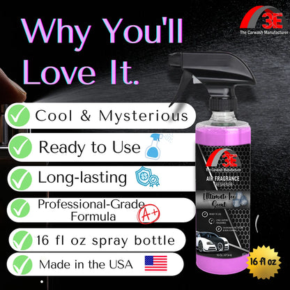 16 oz 3E Ultimate Ice Air Freshener – cool & mysterious professional-grade odor eliminator made in the USA.