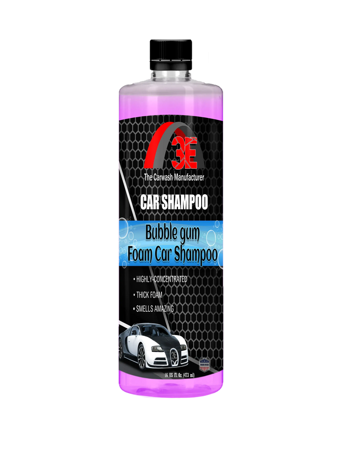 16oz Bubblegum Snow Foam Car Shampoo Purple – premium high foaming car wash soap for car care and mobile detailing.