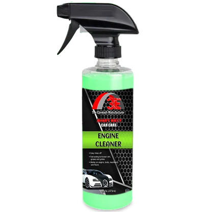 16 oz Engine Cleaner – heavy duty car & engine degreaser spray for engines, wheels, and tire cleaning display image.