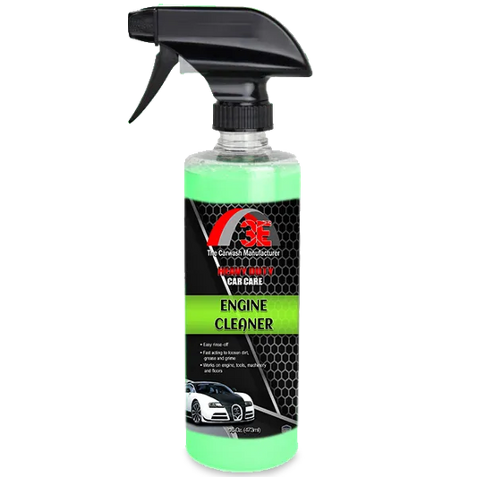 16 oz Engine Cleaner – heavy duty car & engine degreaser spray for engines, wheels, and tire cleaning display image.