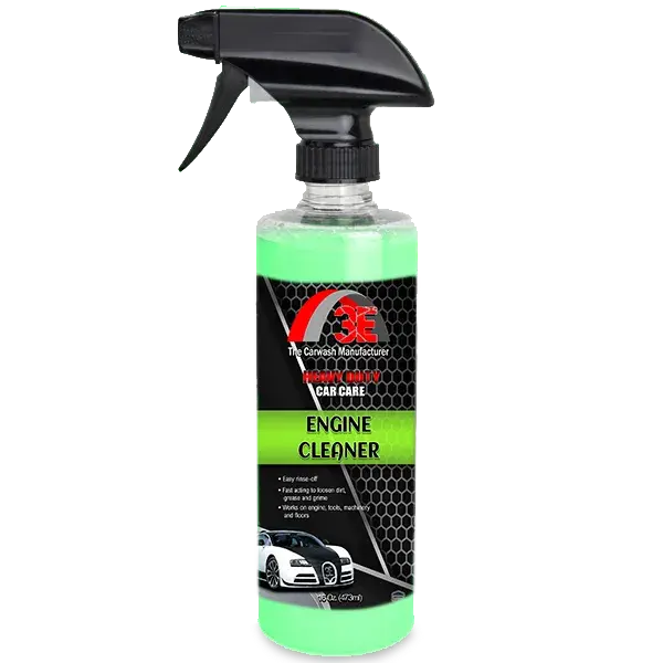 16 oz Engine Cleaner – heavy duty car & engine degreaser spray for engines, wheels, and tire cleaning display image.