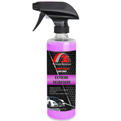 16 oz Extreme Car & Engine Degreaser spray – heavy duty automotive degreaser for engines, wheels, and tires display image.