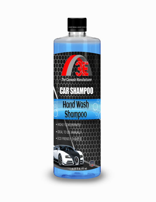 16oz Hand Wash Car Shampoo – premium car wash soap with high foaming action for car owners.