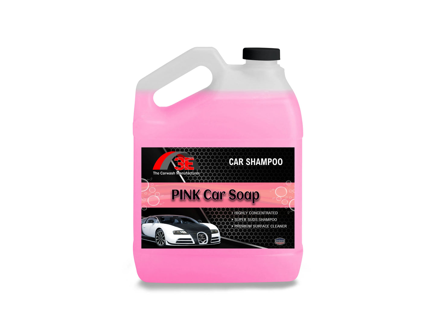 Pink Car Wash Soap – High Foaming Car Shampoo with Bubblegum Scent