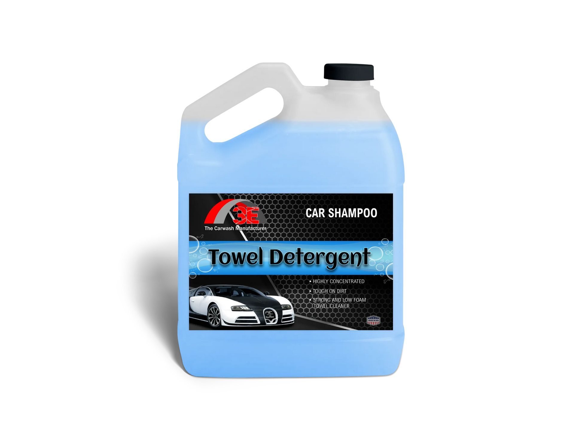 1 gallon Towel Detergent Car Shampoo – professional car wash soap for mobile auto detailing and car care display image.
