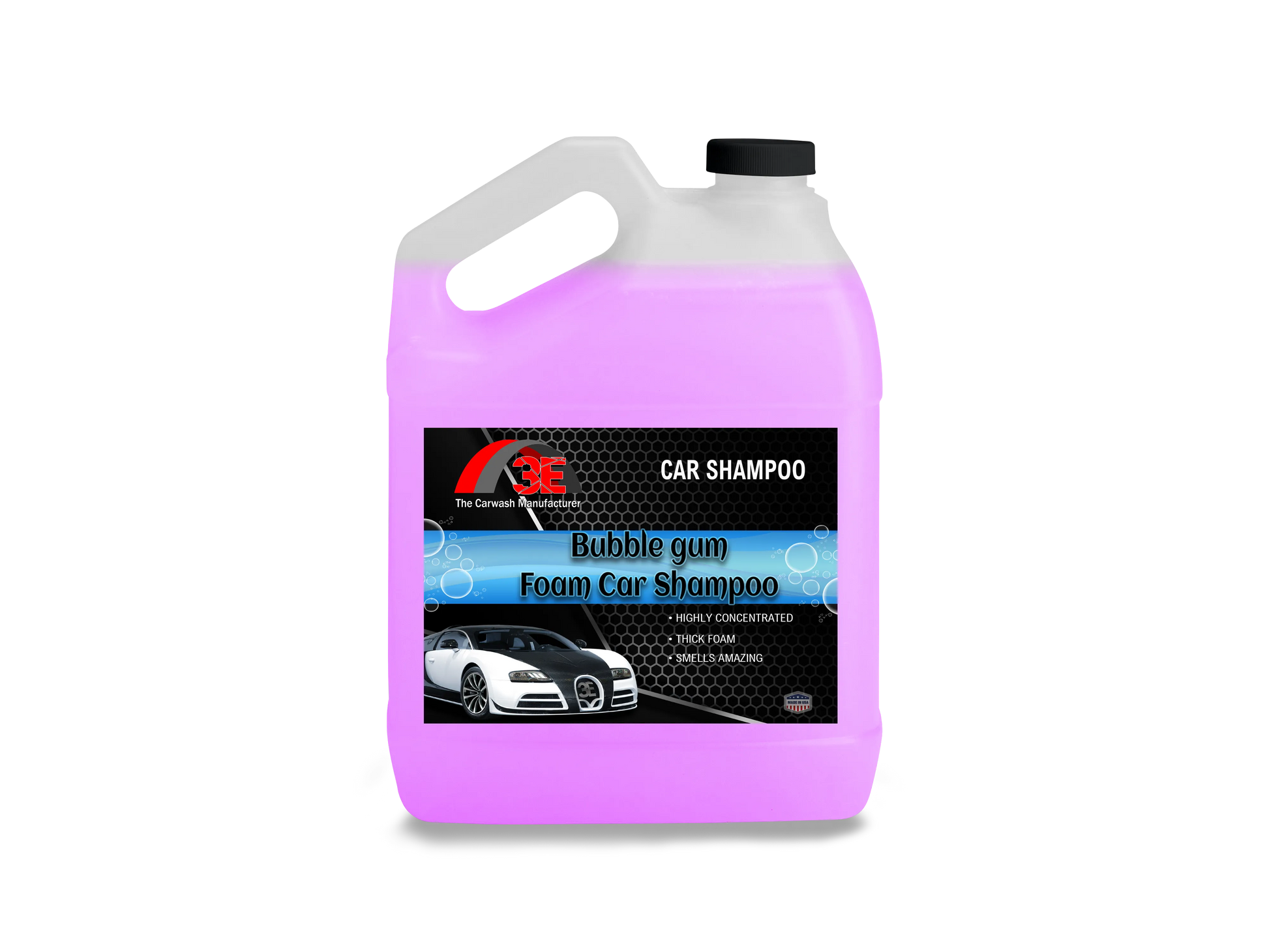 1 gallon Bubblegum Snow Foam Car Shampoo Purple – professional high foam car wash soap for mobile detailers.