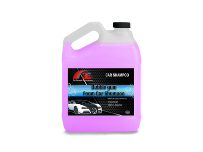 1 gallon Bubblegum Snow Foam Car Shampoo Purple – professional high foam car wash soap for mobile detailers display image.