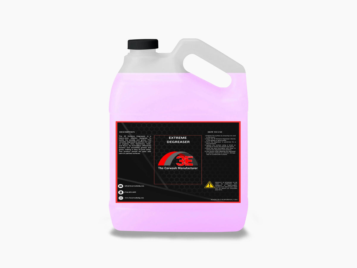 1 gallon Extreme Car & Engine Degreaser – heavy duty degreaser for engines, wheels, and automotive cleaning back view.