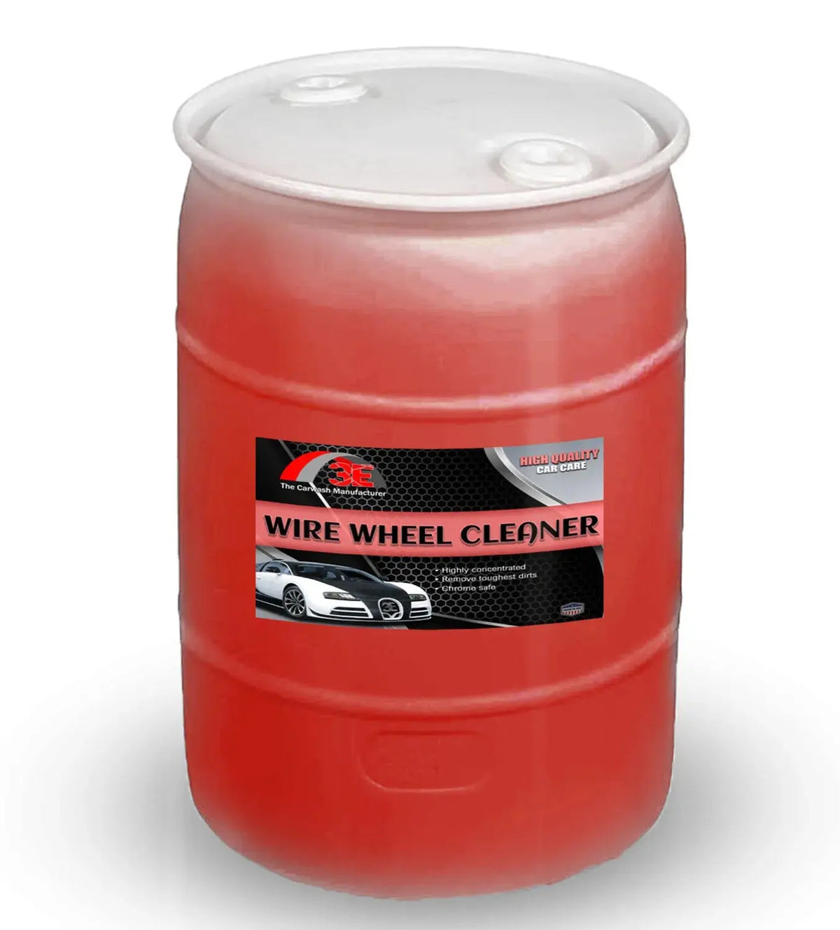 30 gal acid free wheel cleaner for tunnel car wash systems and detailers display image.