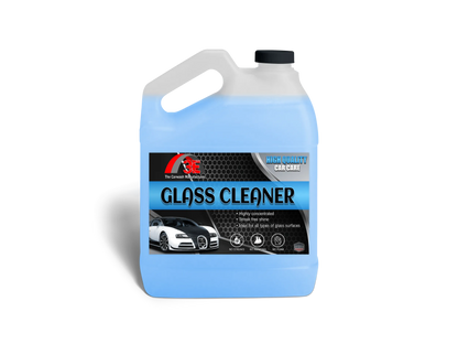 3E Glass Cleaner Blue 1 gallon jug, streak free glass cleaner and ammonia free car windshield cleaning solution.