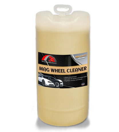 3E Mag Wheel Cleaner 15 gallon – acid based bulk wheel cleaner for tunnel car wash systems display image.