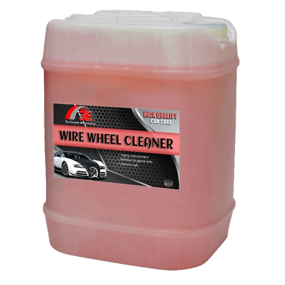 3E Wire Wheel Cleaner 5 gallon – pH balanced bulk wheel cleaner for rims.