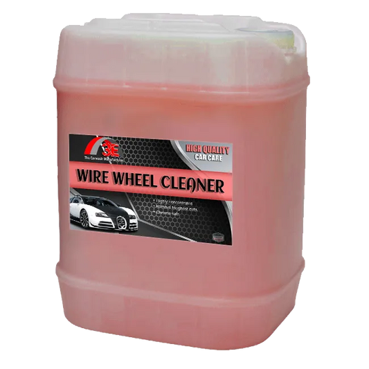 3E Wire Wheel Cleaner 5 gallon – pH balanced bulk wheel cleaner for rims.