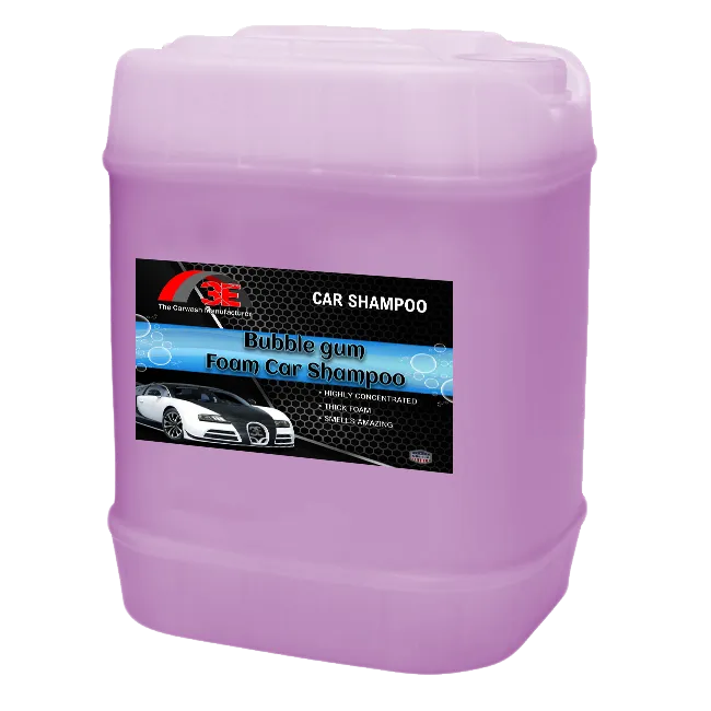 5 gallon Bubblegum Snow Foam Car Shampoo Purple – bulk high foaming car shampoo for car wash solutions and detailing.
